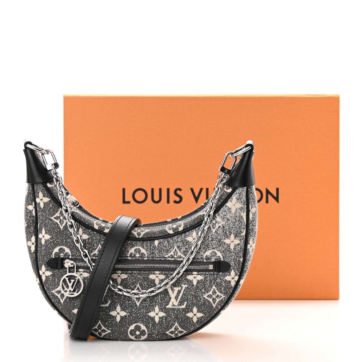 Louis Vuitton Monogram Jacquard Denim Loop Black 11 of 11