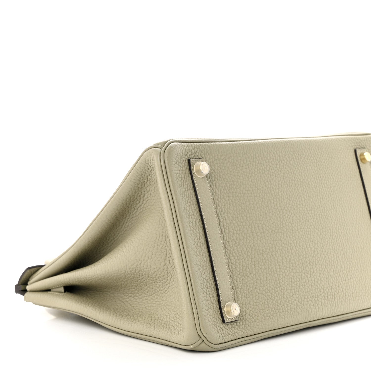 Hermes Taurillon Clemence Birkin 35 Sauge 9 of 11