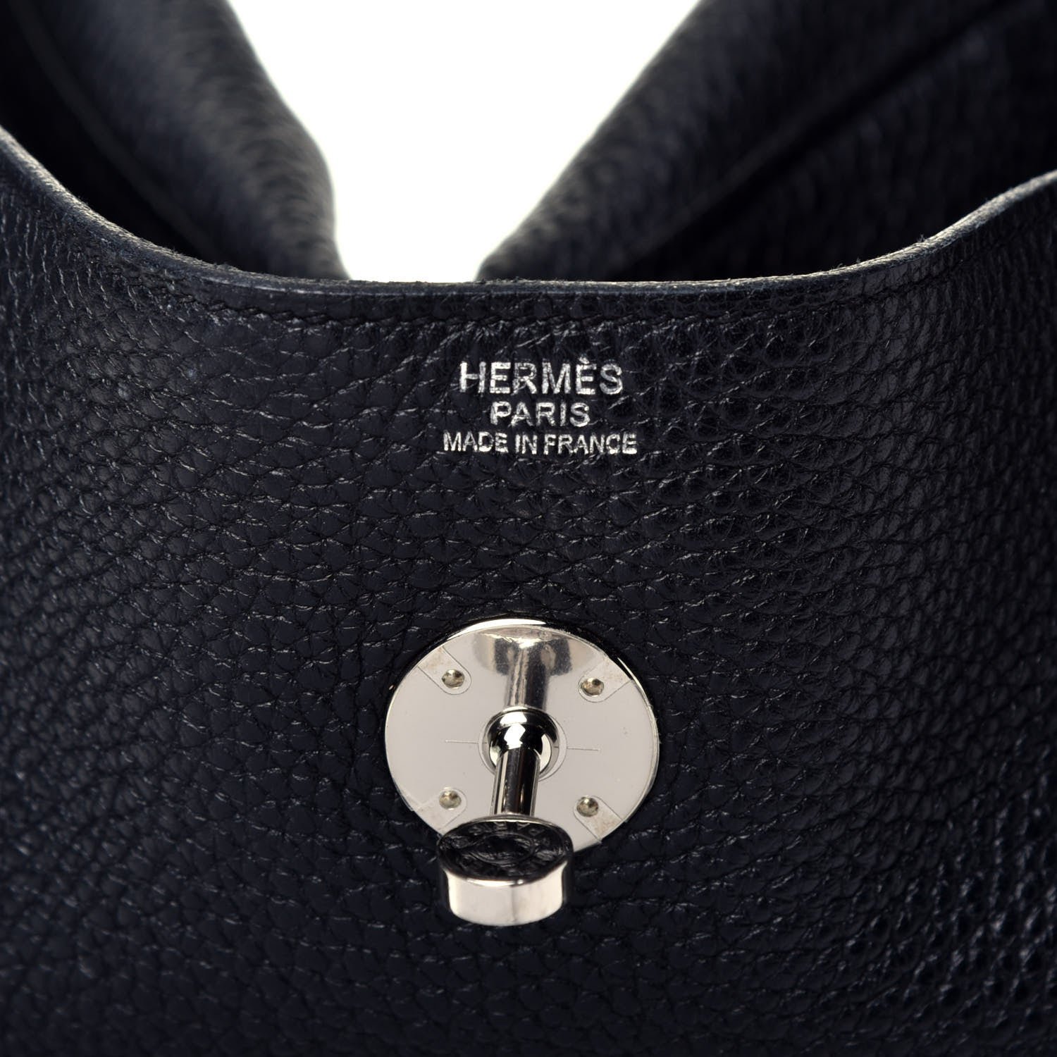 Hermes Taurillon Clemence Lindy 34 Black 5 of 8
