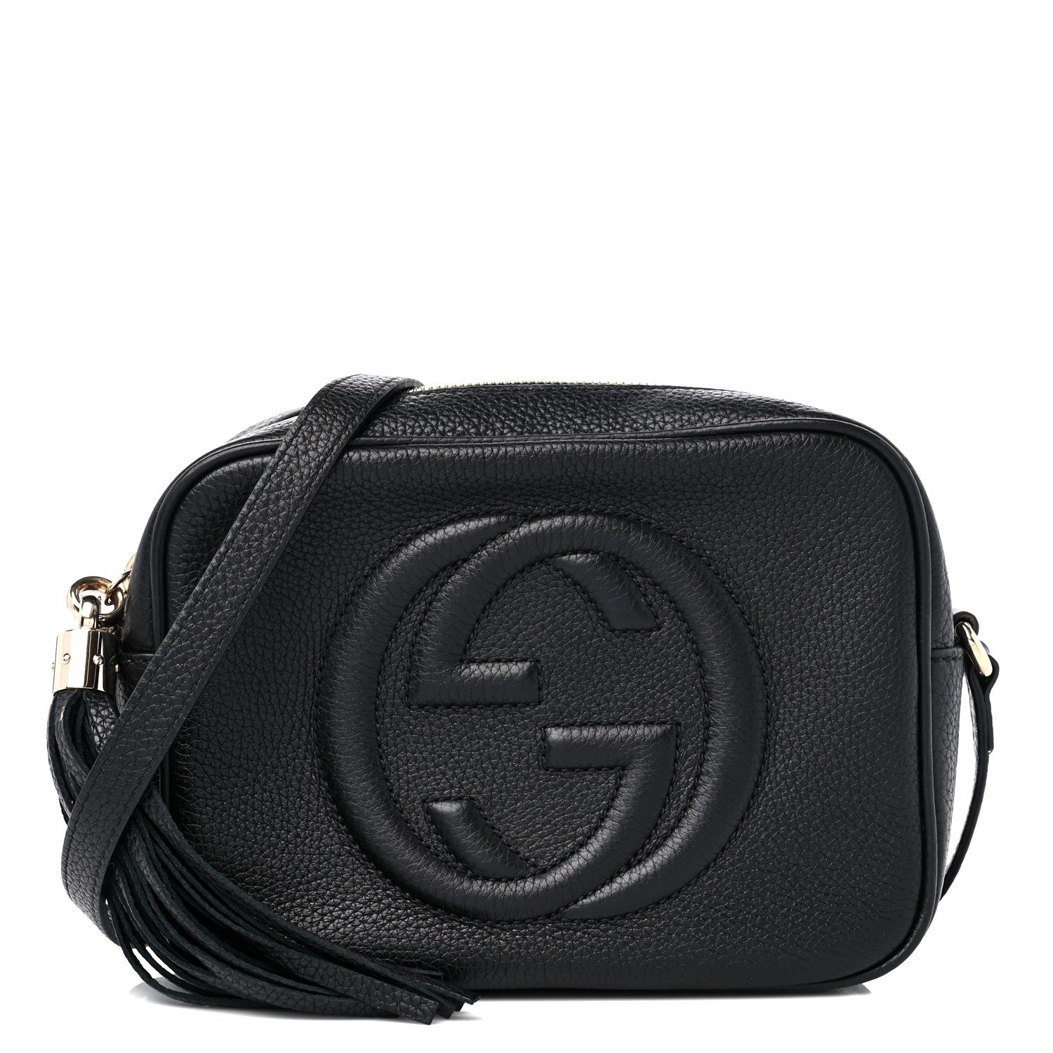 Gucci Pebbled Calfskin Small Soho Disco Bag Black 1 of 11