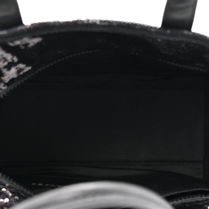 Marc Jacobs Sequin Small The Tote Bag Black 5 of 9
