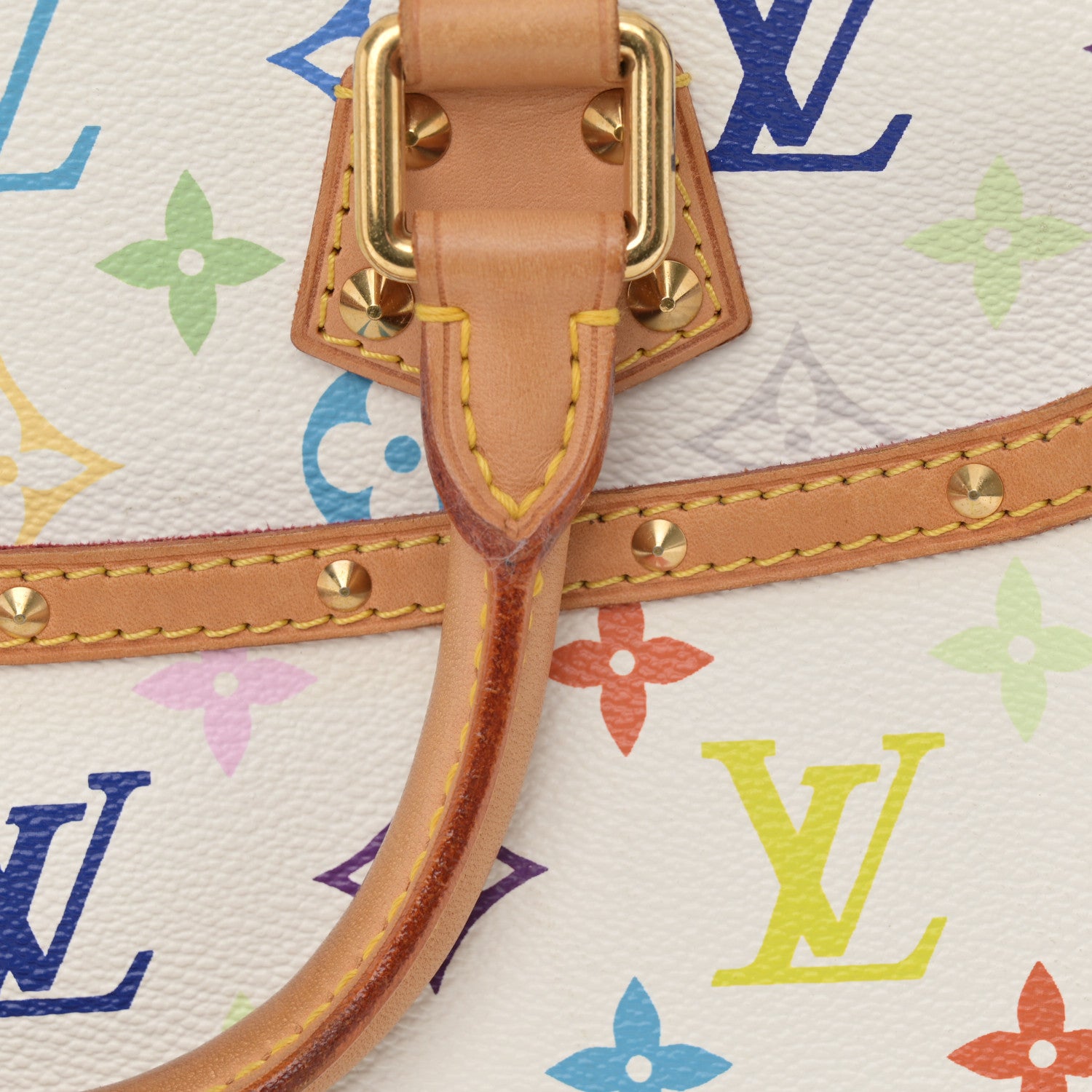 Louis Vuitton Monogram Multicolor Trouville White 10 of 12
