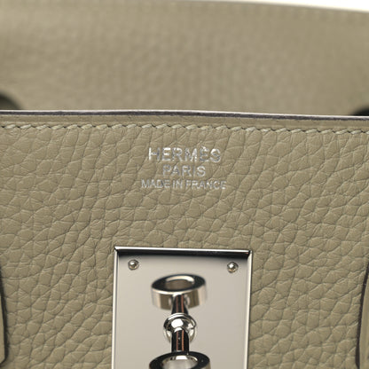 Hermes Taurillon Clemence Birkin 30 Sauge 6 of 10