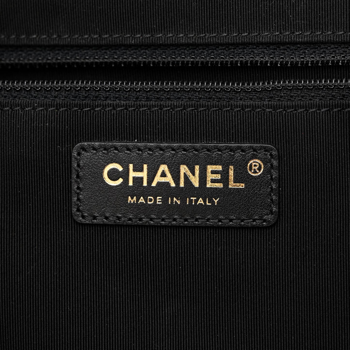 Bullskin Stitched Large Shopping Bag Black