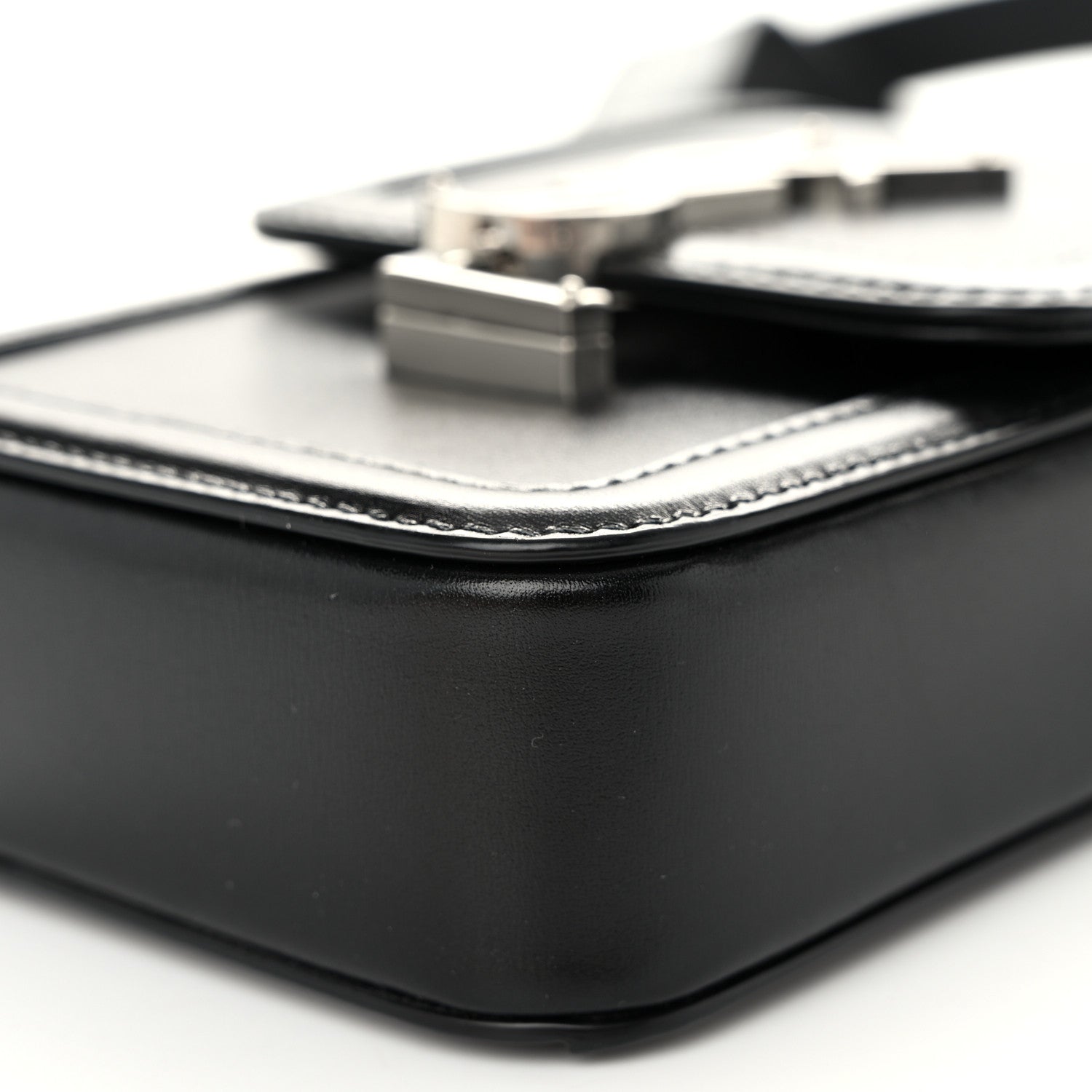 Saint Laurent Smooth Calfskin Mini Solferino Satchel Black 10 of 10