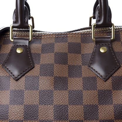 Louis Vuitton Damier Ebene Speedy Bandouliere 25 10 of 10