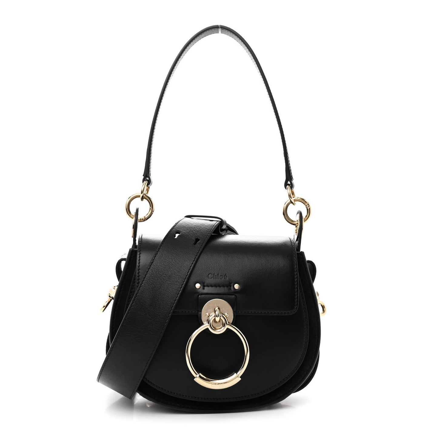 Calfskin Small Tess Bag Black