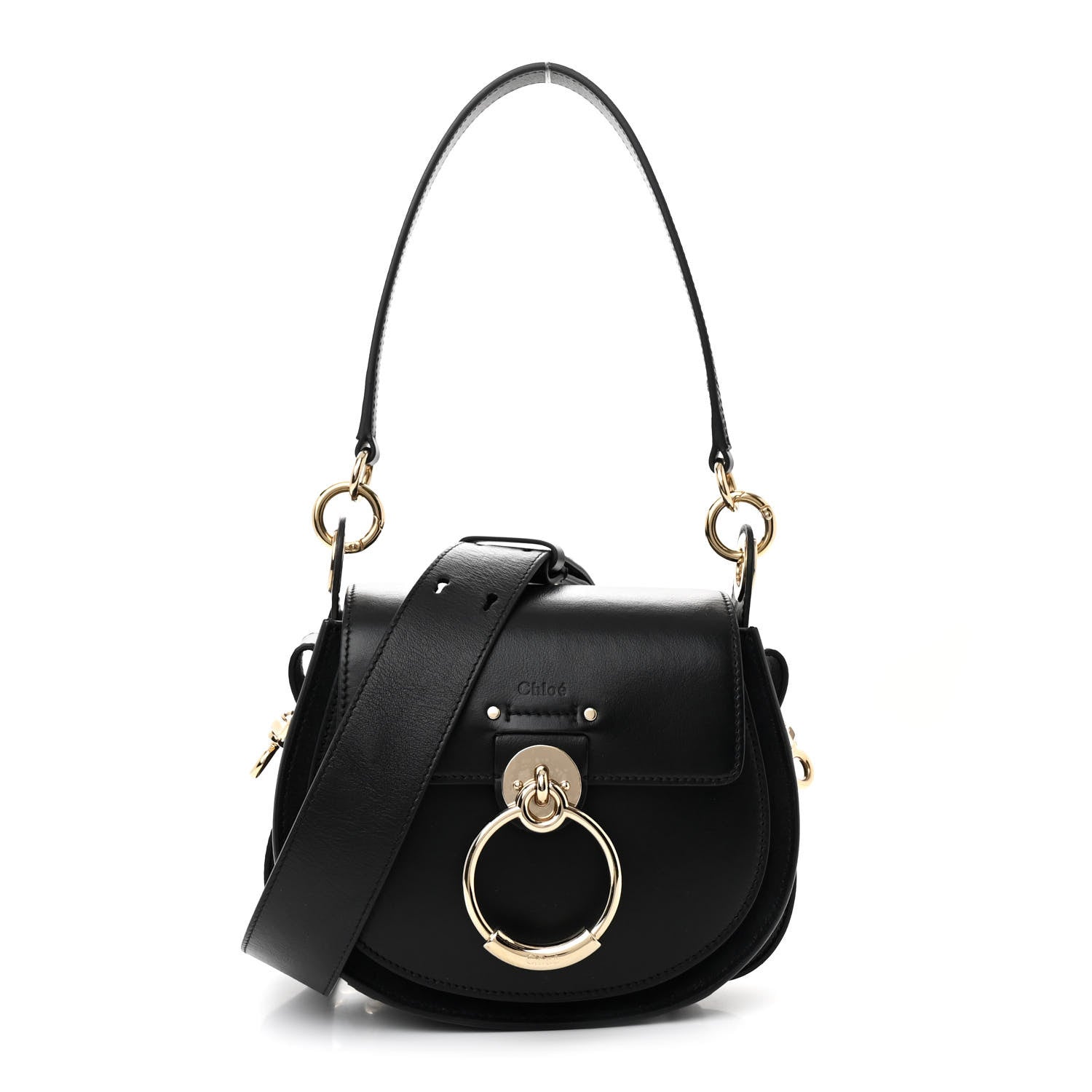 Chloe Calfskin Small Tess Bag Black 1 of 11