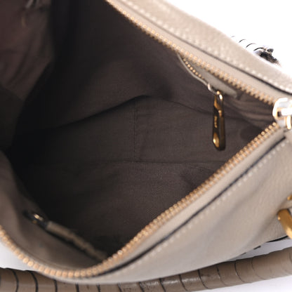 Chloe Calfskin Medium Marcie Satchel Motty Grey 4 of 5