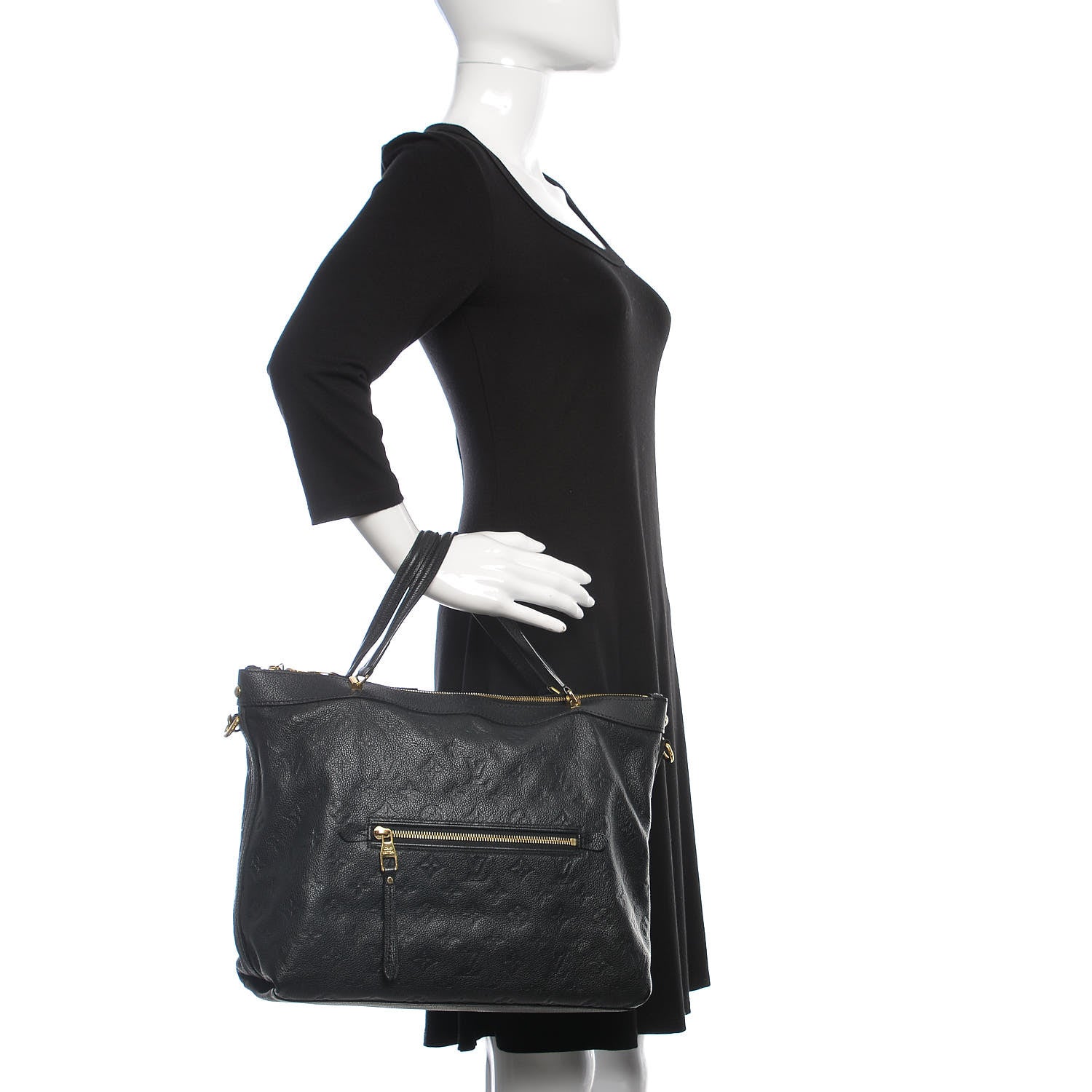 Louis Vuitton Empreinte Bastille MM Black 2 of 10