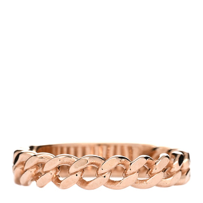 Tiffany 18K Rose Gold Diamond Micro Link Ring 47 4 3 of 5