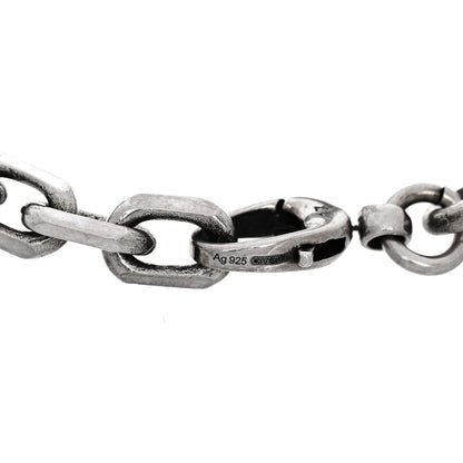 Gucci Sterling Silver Narrow Interlocking G Link Bracelet 3 of 5