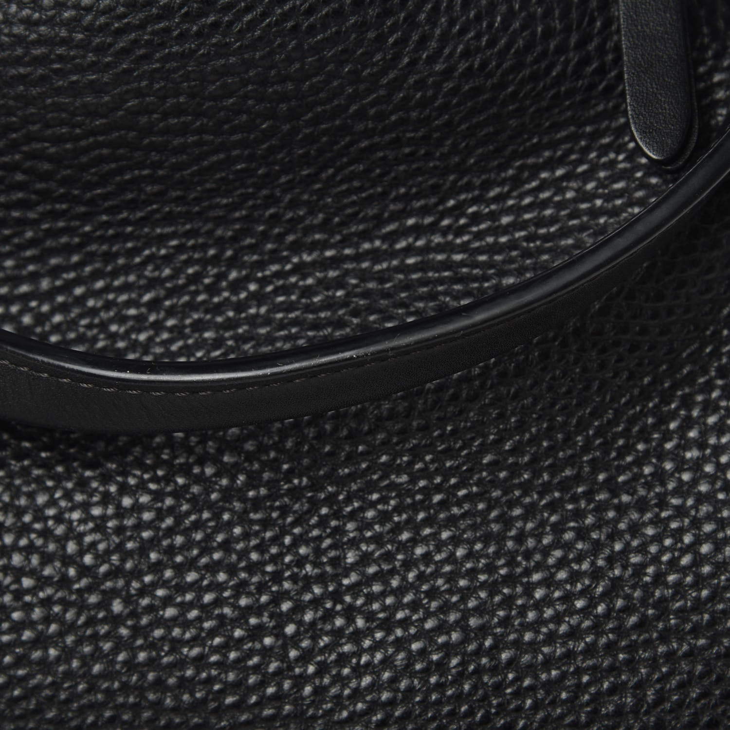 Burberry Grainy Calfskin House Check Medium Maidstone Black 14 of 14