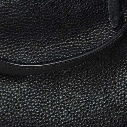 Burberry Grainy Calfskin House Check Medium Maidstone Black 14 of 14