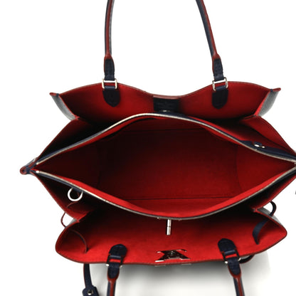 Louis Vuitton Calfskin Lockmeto Marine Rouge 5 of 9