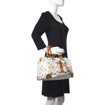 Louis Vuitton Monogram Multicolor Speedy 30 White 2 of 14