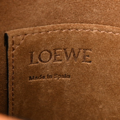 Loewe Grained Calfskin Small Gate Crossbody Bag Caramel Pecan 6 of 9
