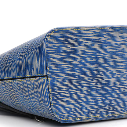 Louis Vuitton Epi Neverfull MM Denim Light 9 of 10