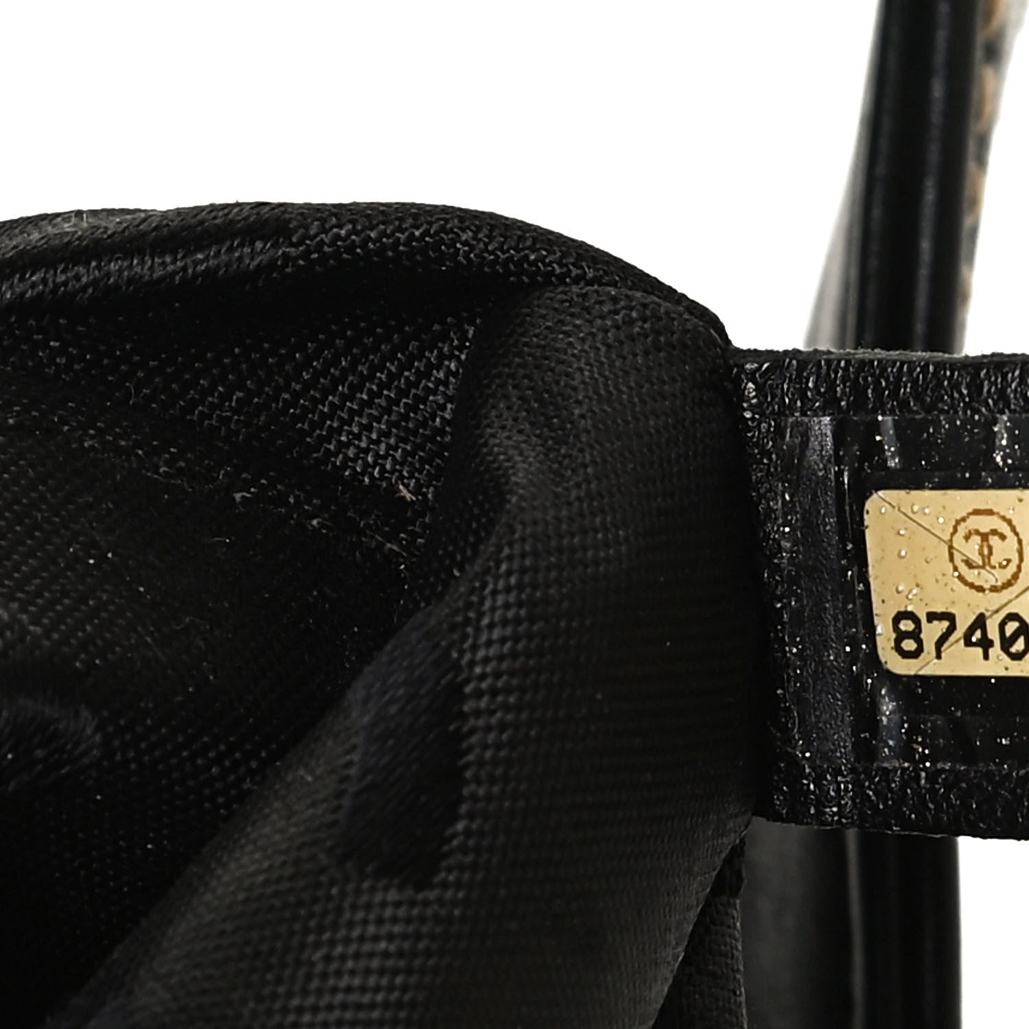 Chanel Calfskin Contrast Stitch Surpique Bowler Black 6 of 10