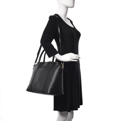 Gucci Soft Microguccissima Dome Satchel Black 2 of 11