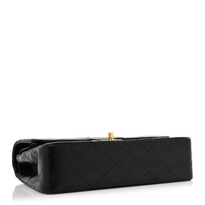 Chanel Lambskin Quilted Medium Double Flap Black 4 of 16