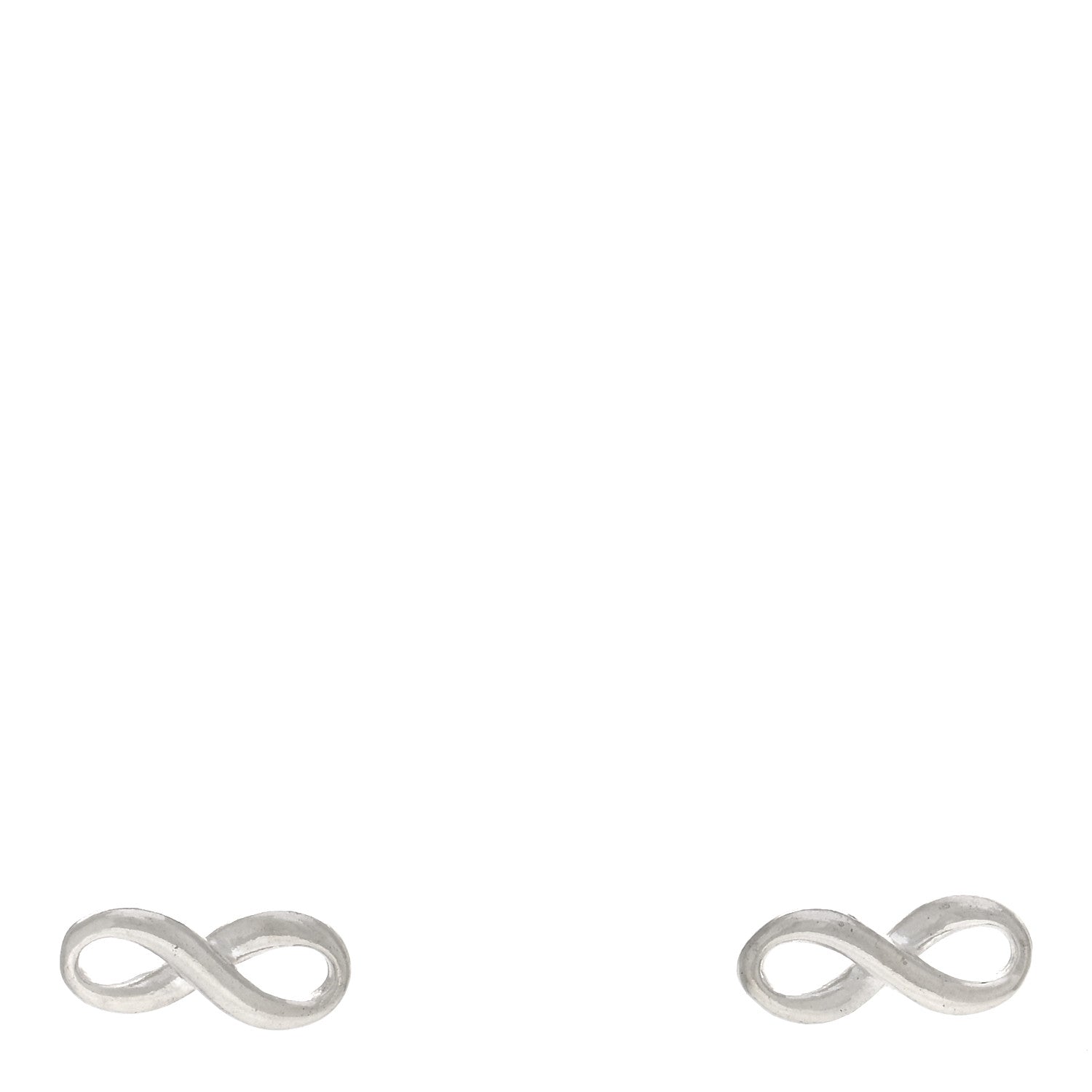 Tiffany Sterling Silver Infinity Earrings 1 of 4
