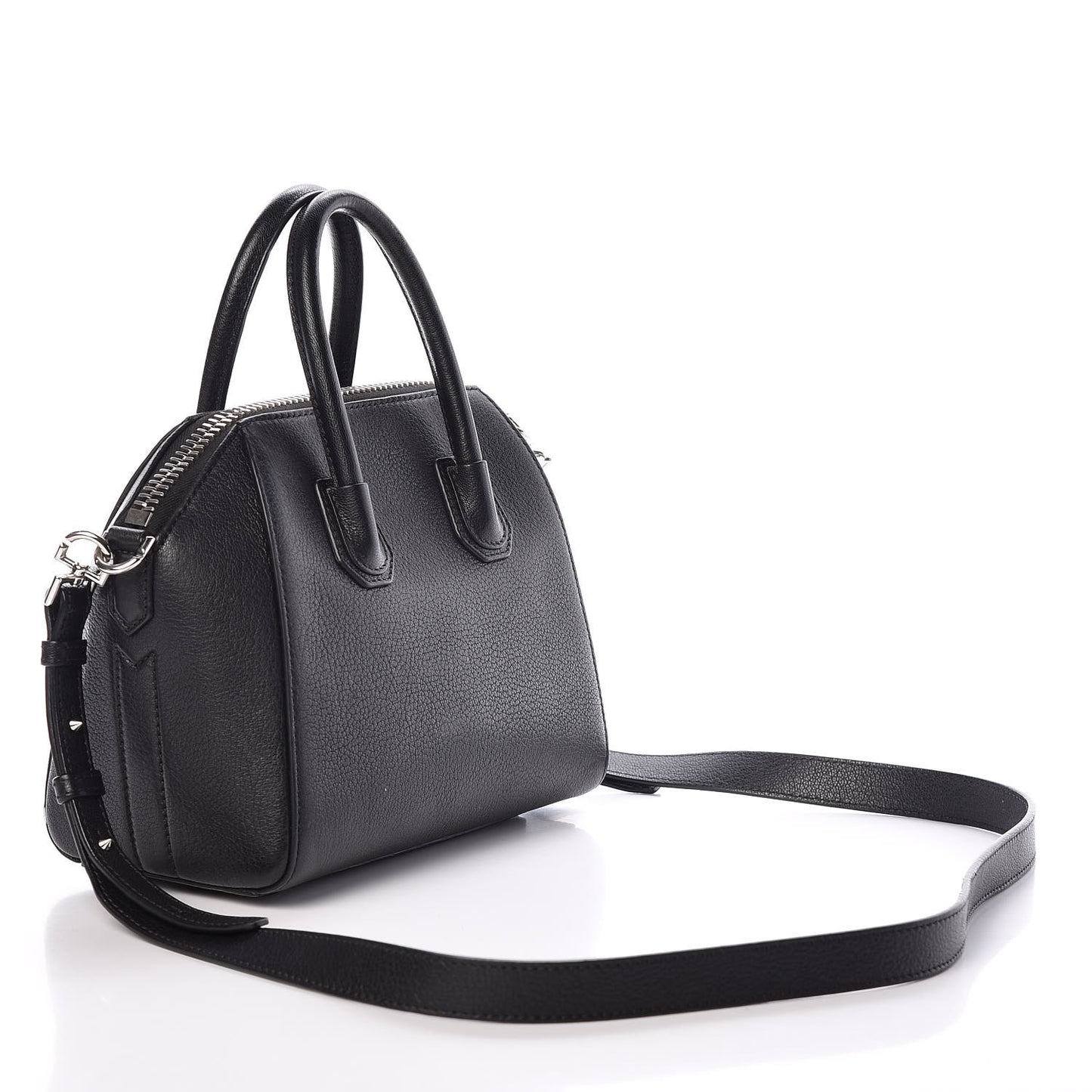 Sugar Goatskin Mini Antigona Black