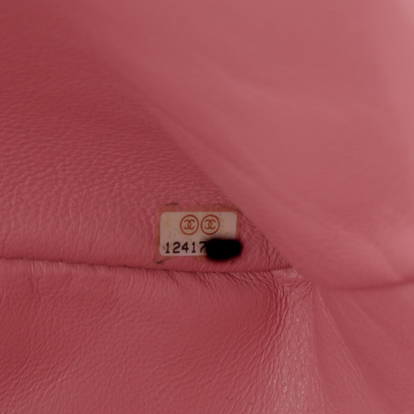 Lambskin Quilted Jumbo Single Flap Light Pink