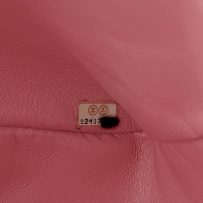 Chanel Lambskin Quilted Jumbo Single Flap Light Pink 8 of 12