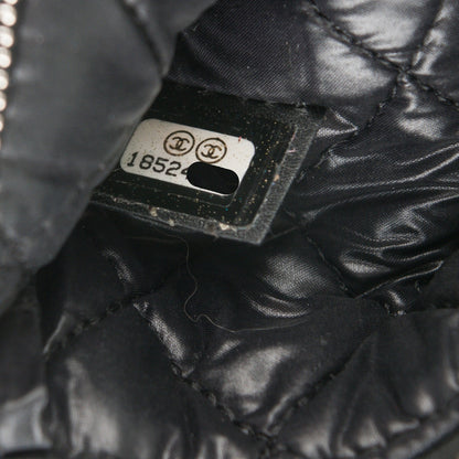 Chanel Patent Quilted Small Cosmetic Case Black 7 of 7