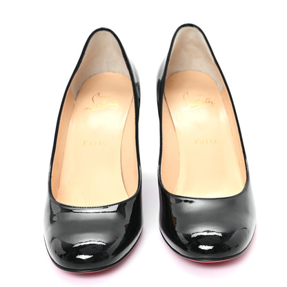 Christian Louboutin Patent Calfskin Miss Sab 85 Pumps 38.5 Black 3 of 9