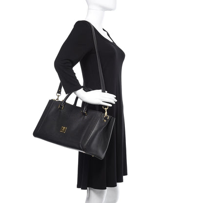MCM Saffiano Nuovo Tote Black 2 of 14