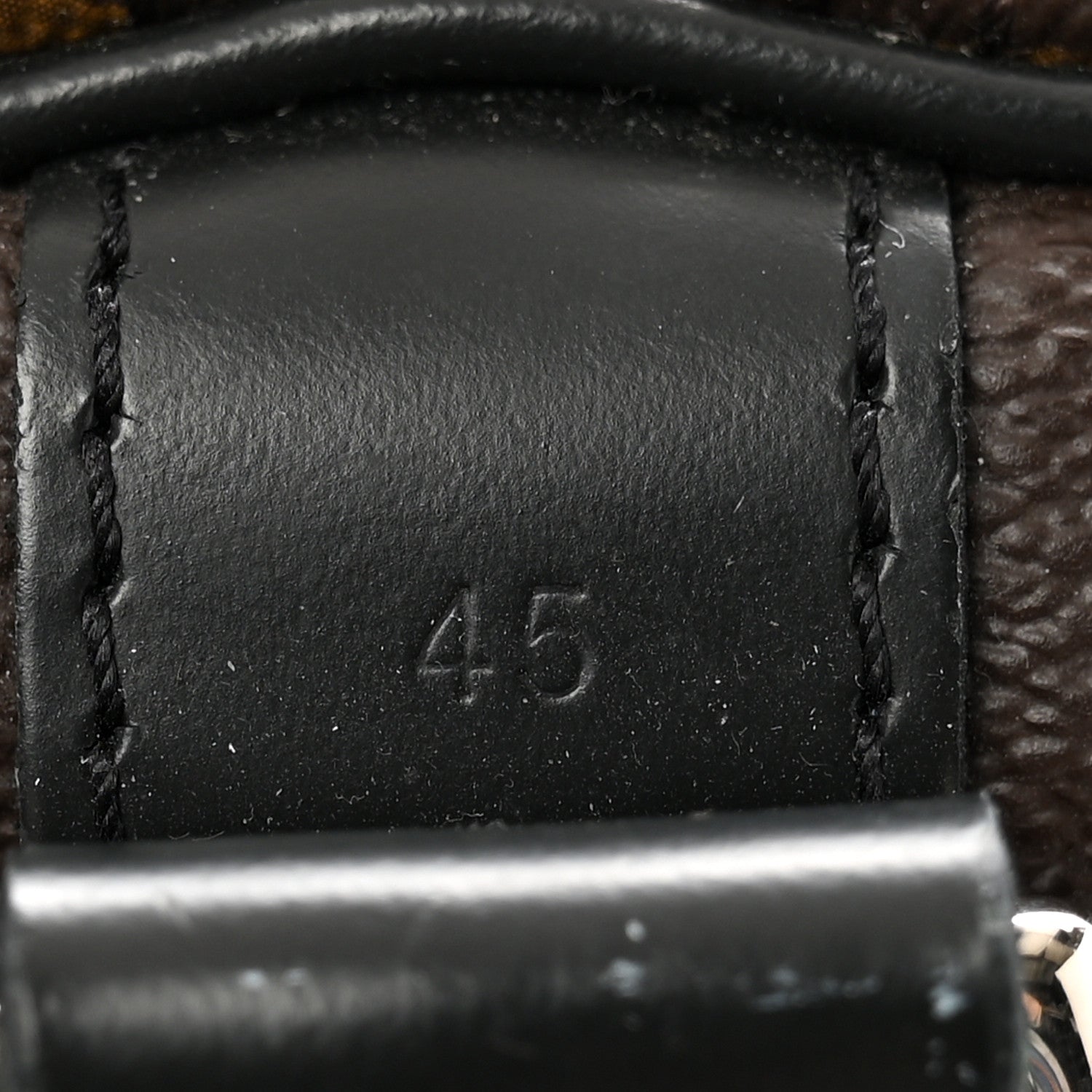 Louis Vuitton Monogram Macassar Keepall Bandouliere 45 6 of 13