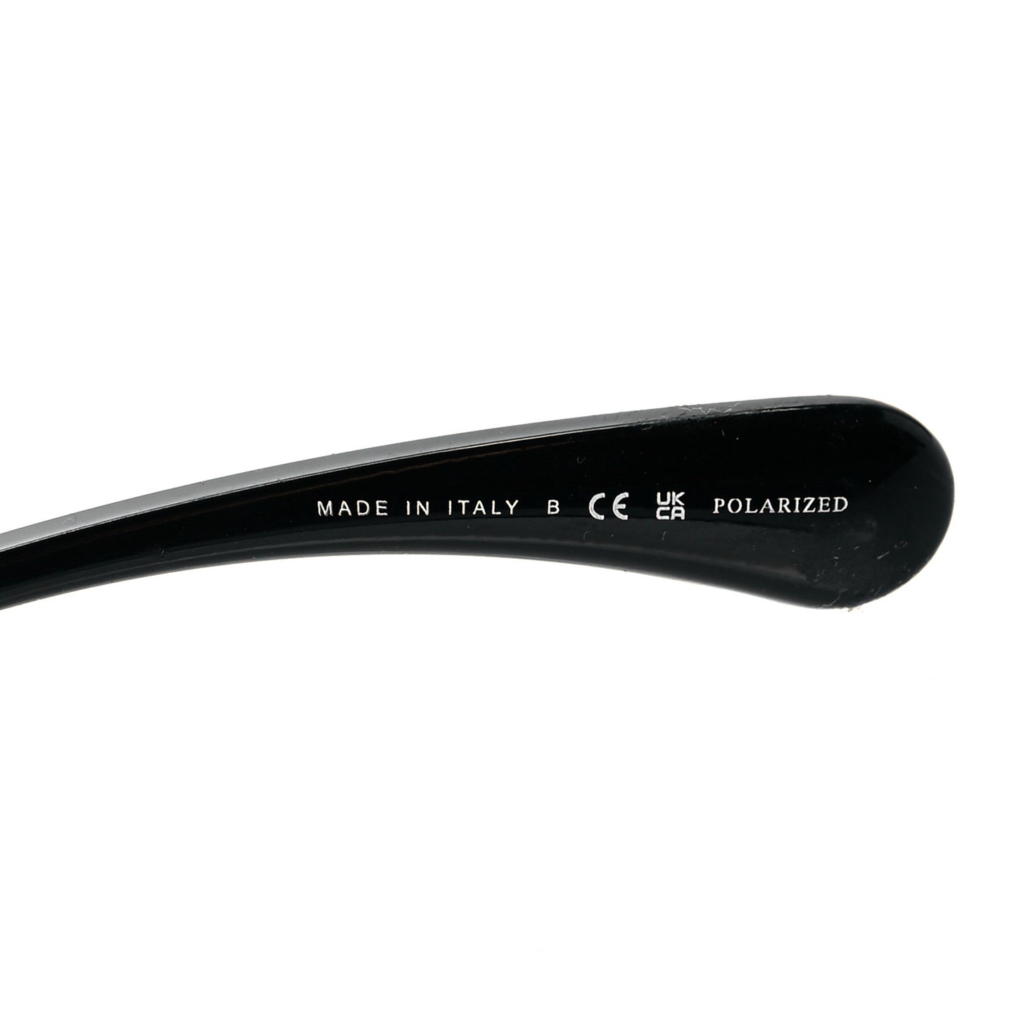 Acetate Polarized Butterfly Signature CC Sunglasses 5429-A Black
