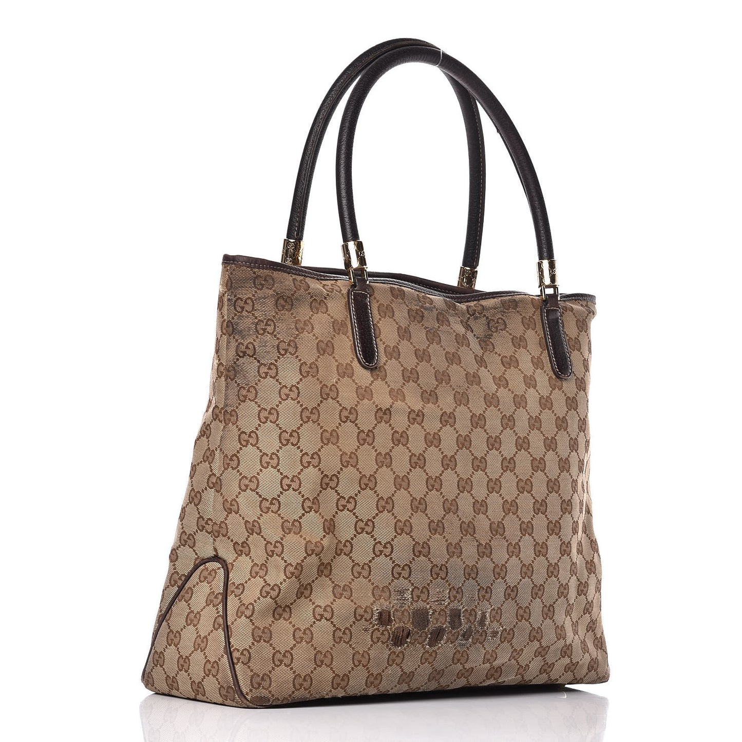 Monogram Web Tote Brown