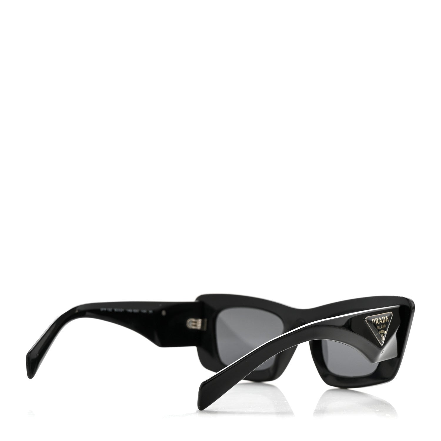 Prada Acetate Symbole Sunglasses SPR 13Z Black 4 of 7