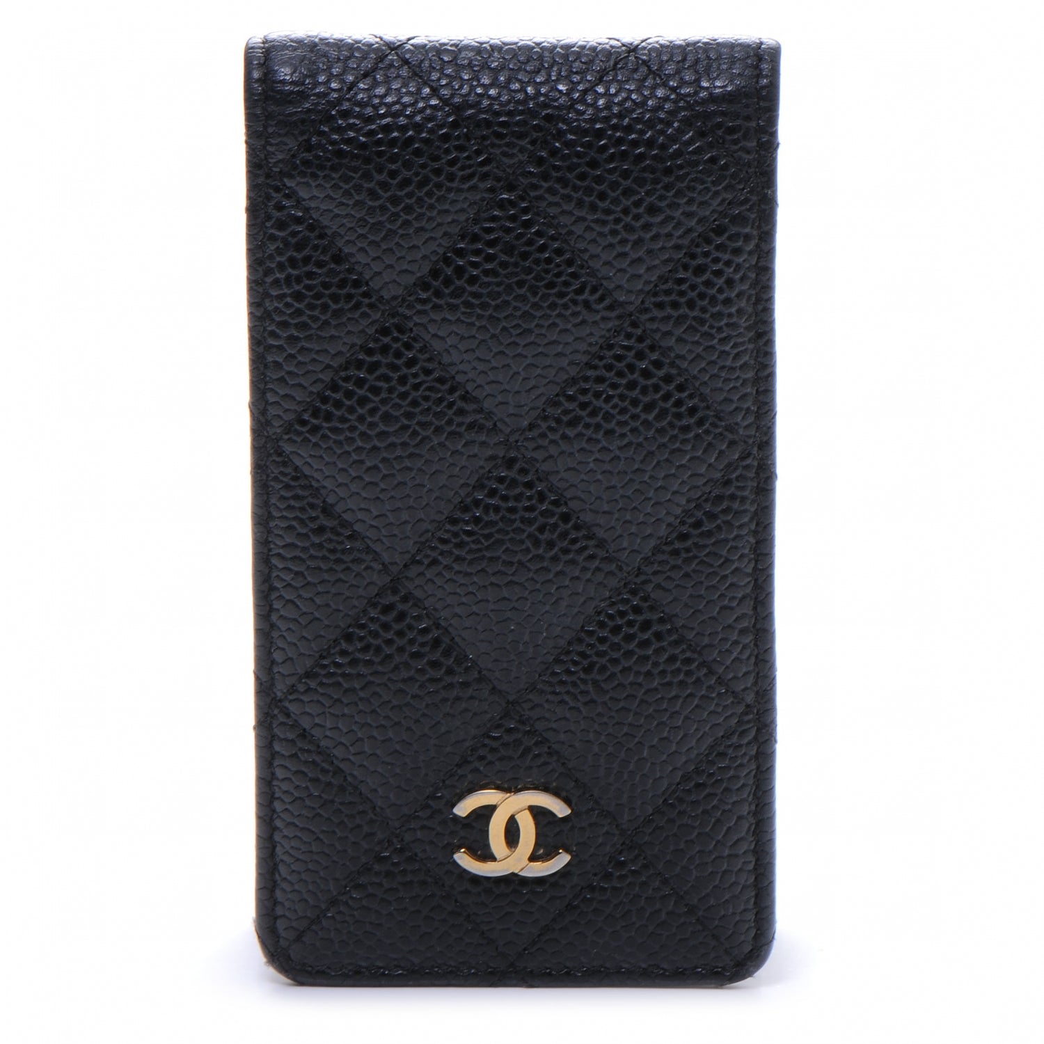 Chanel Caviar Quilted Etui iPhone 4 Case Holder Black 1 of 9