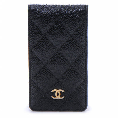 Chanel Caviar Quilted Etui iPhone 4 Case Holder Black 1 of 9