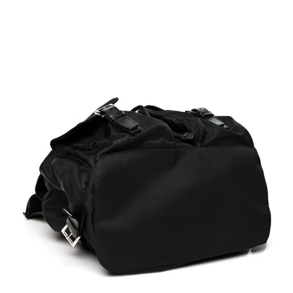 Prada Tessuto Nylon Saffiano Medium Backpack Black 3 of 10