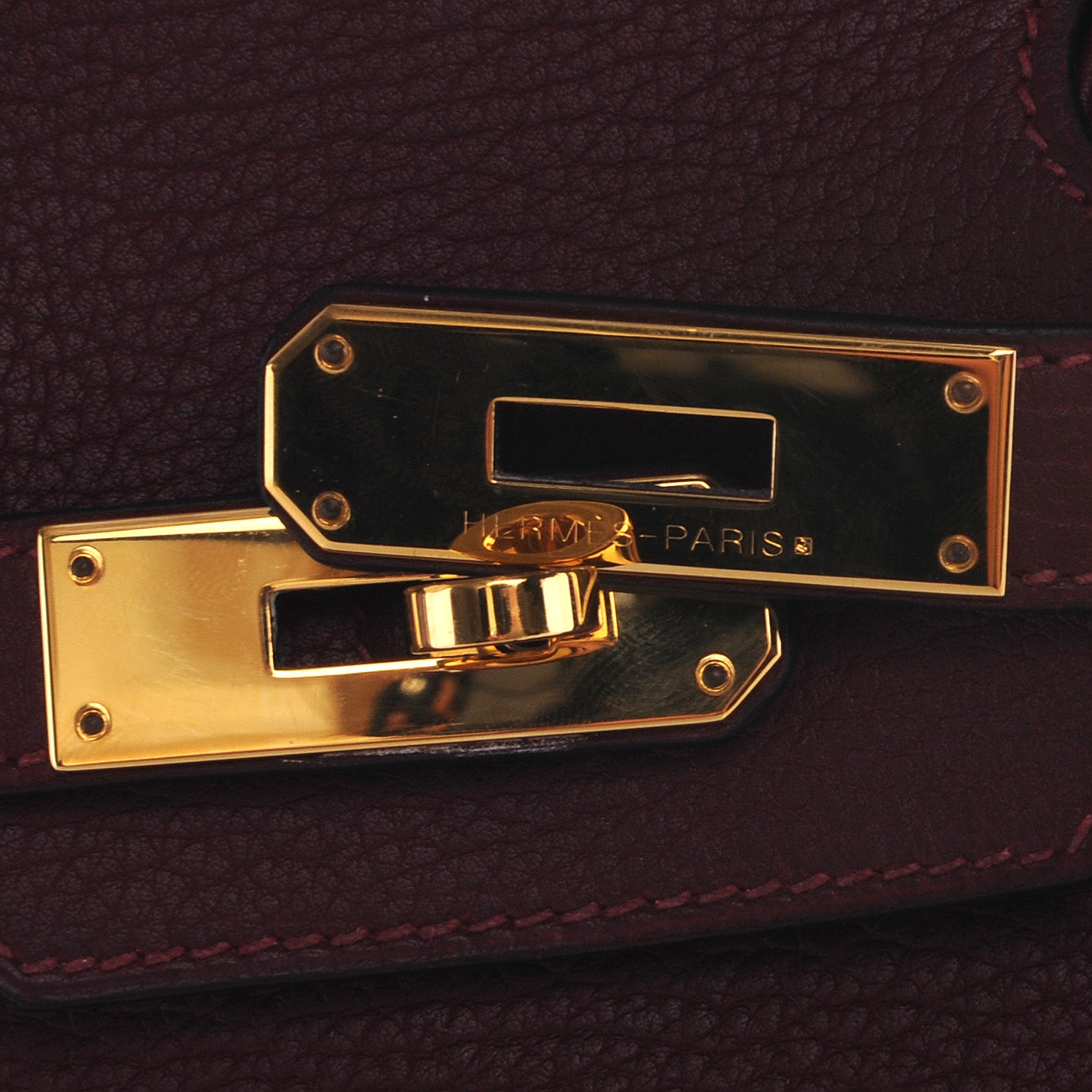 Hermes Togo Birkin 30 Rouge H 5 of 9