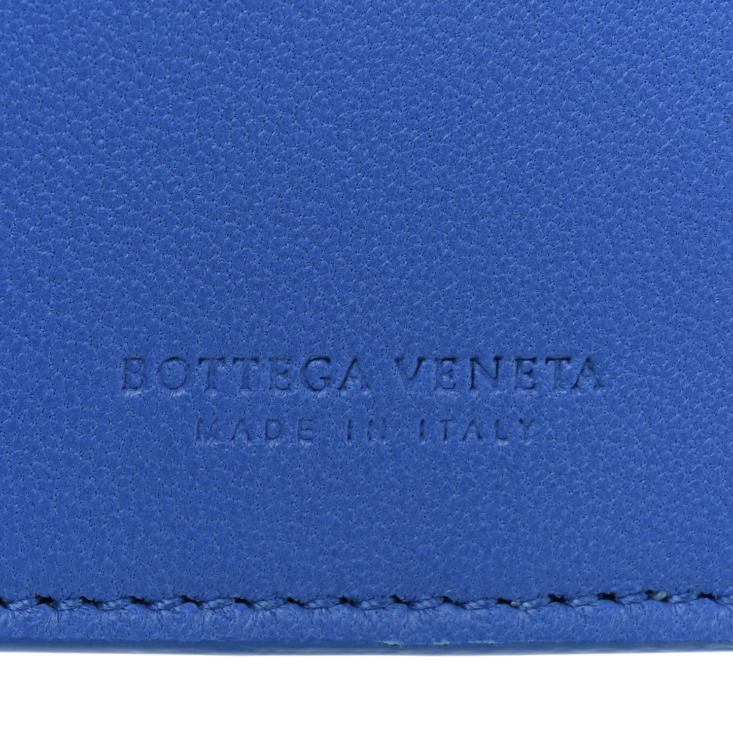 Nappa Intrecciato Continental Flap Wallet Bluette