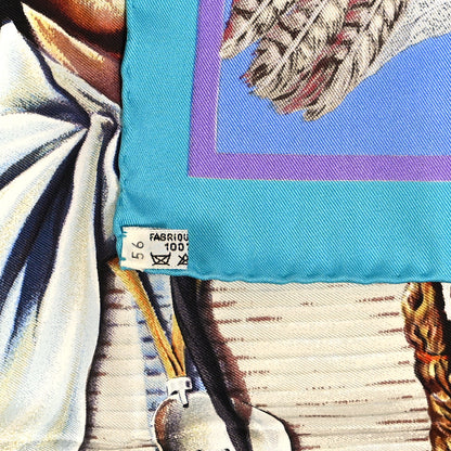 Hermes Silk Pani La Shar Pawnee Scarf 90 3 of 3