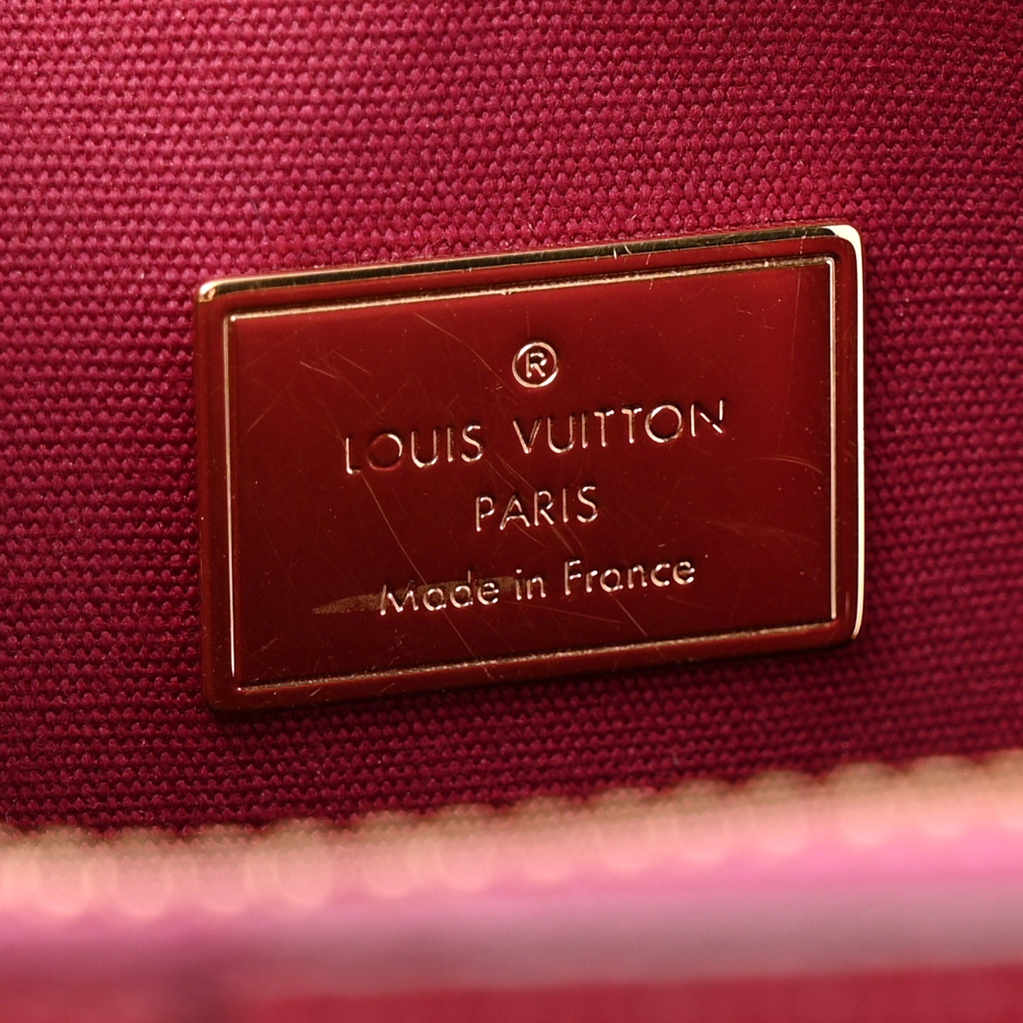 Patent Monogram Alma BB Magenta