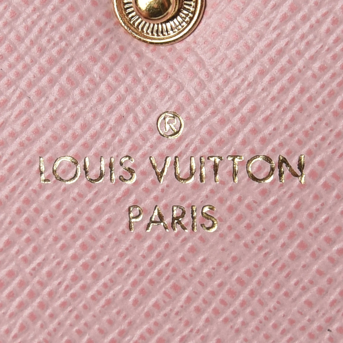 Monogram Emilie Wallet Rose Ballerine