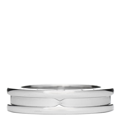 Bulgari 18K White Gold B.Zero1 One-Band Ring 52 6 1 of 5