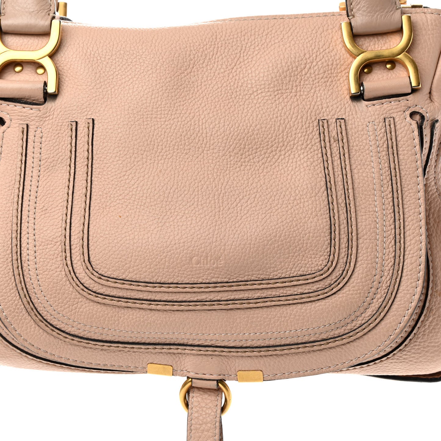 Calfskin Medium Marcie Satchel Blush Nude