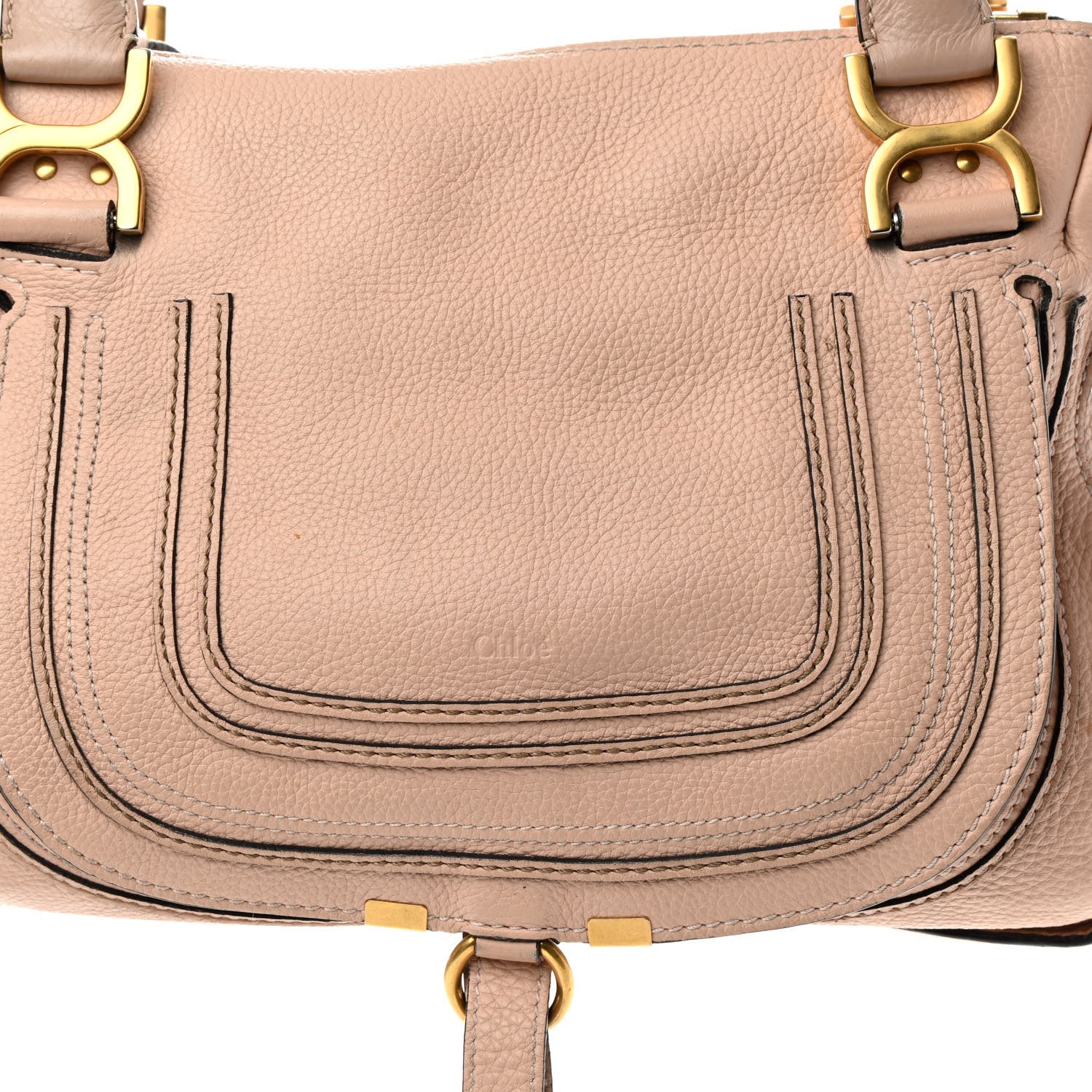Chloe Calfskin Medium Marcie Satchel Blush Nude 8 of 21