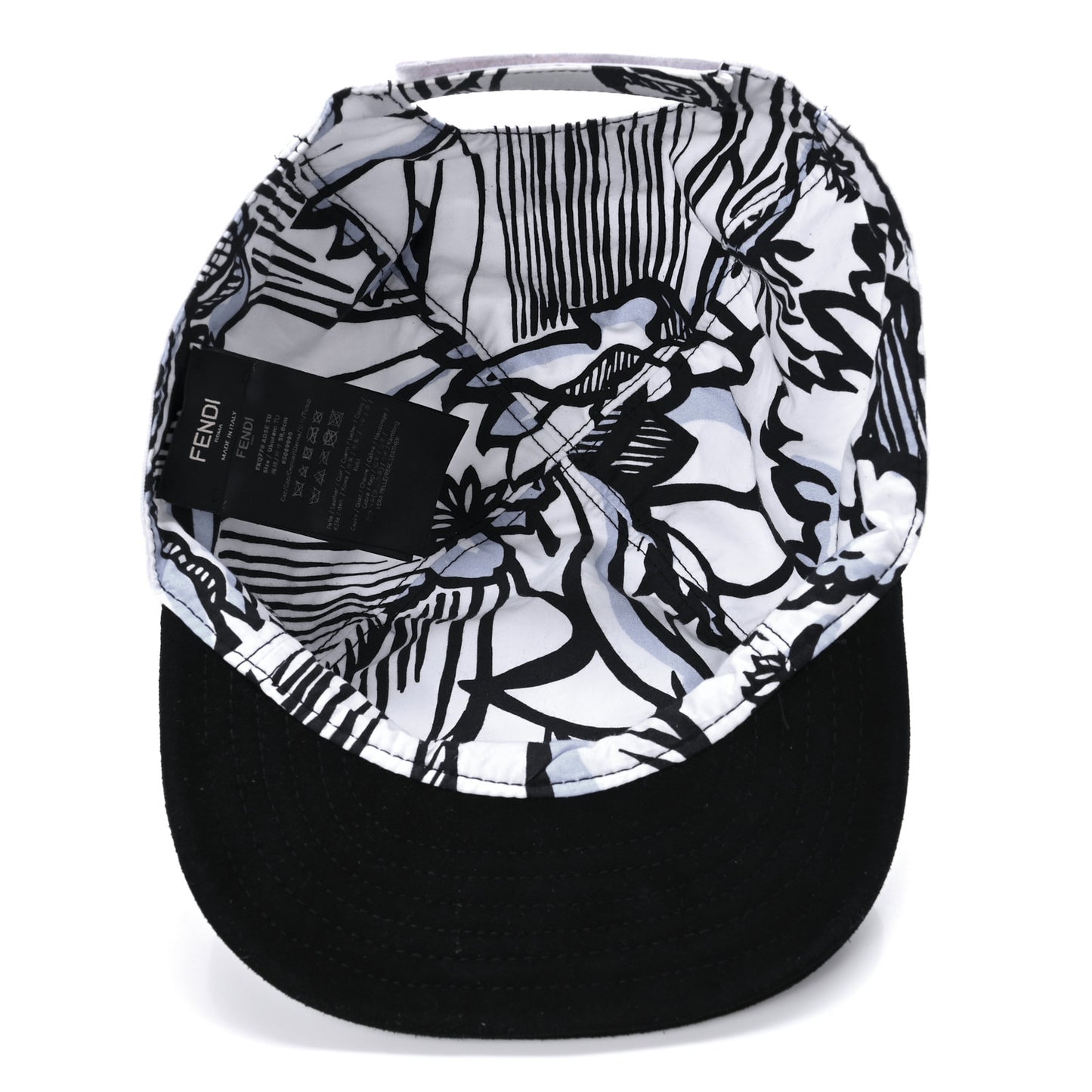 X JOSHUA VIDES Canvas Reversible Baseball Hat White Black