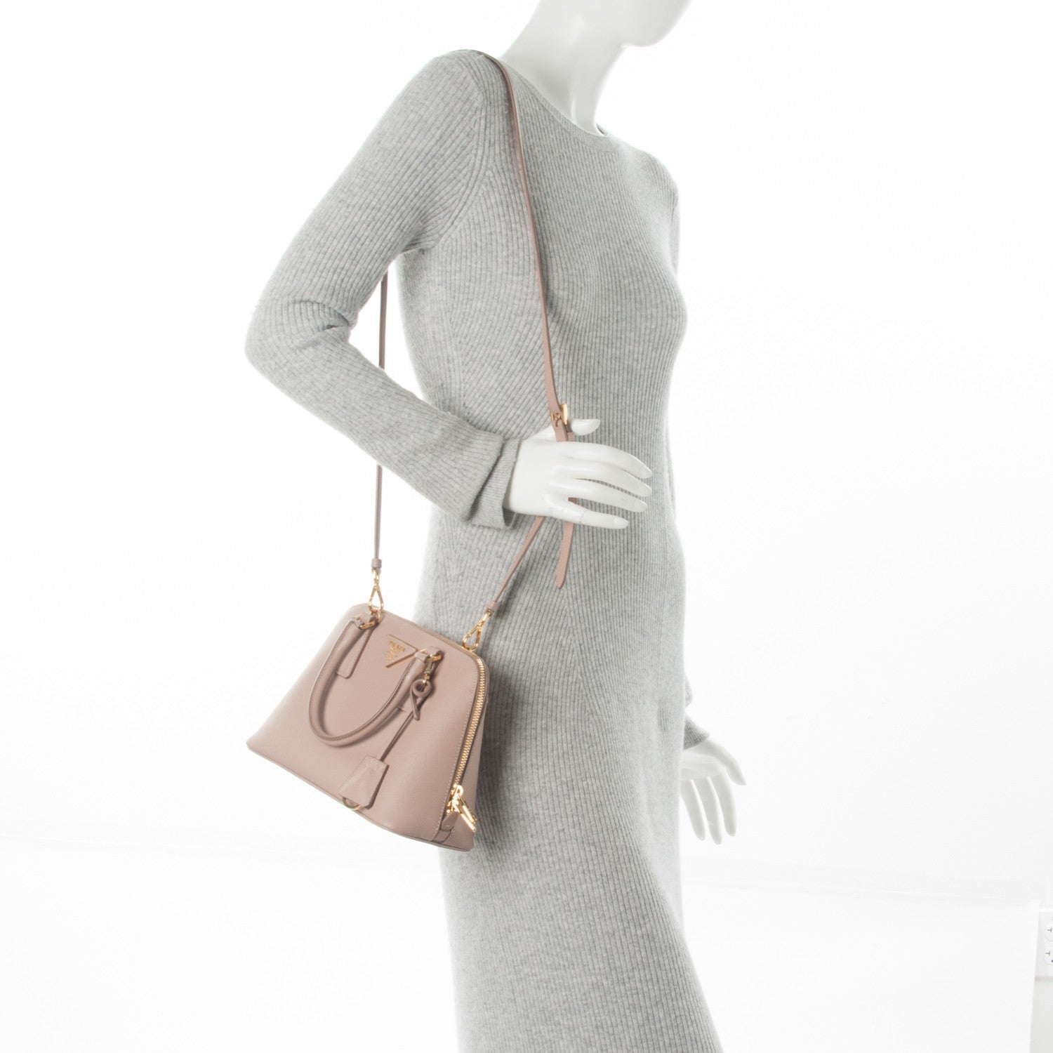 Prada Saffiano Lux Small Promenade Tote Cammeo 2 of 11