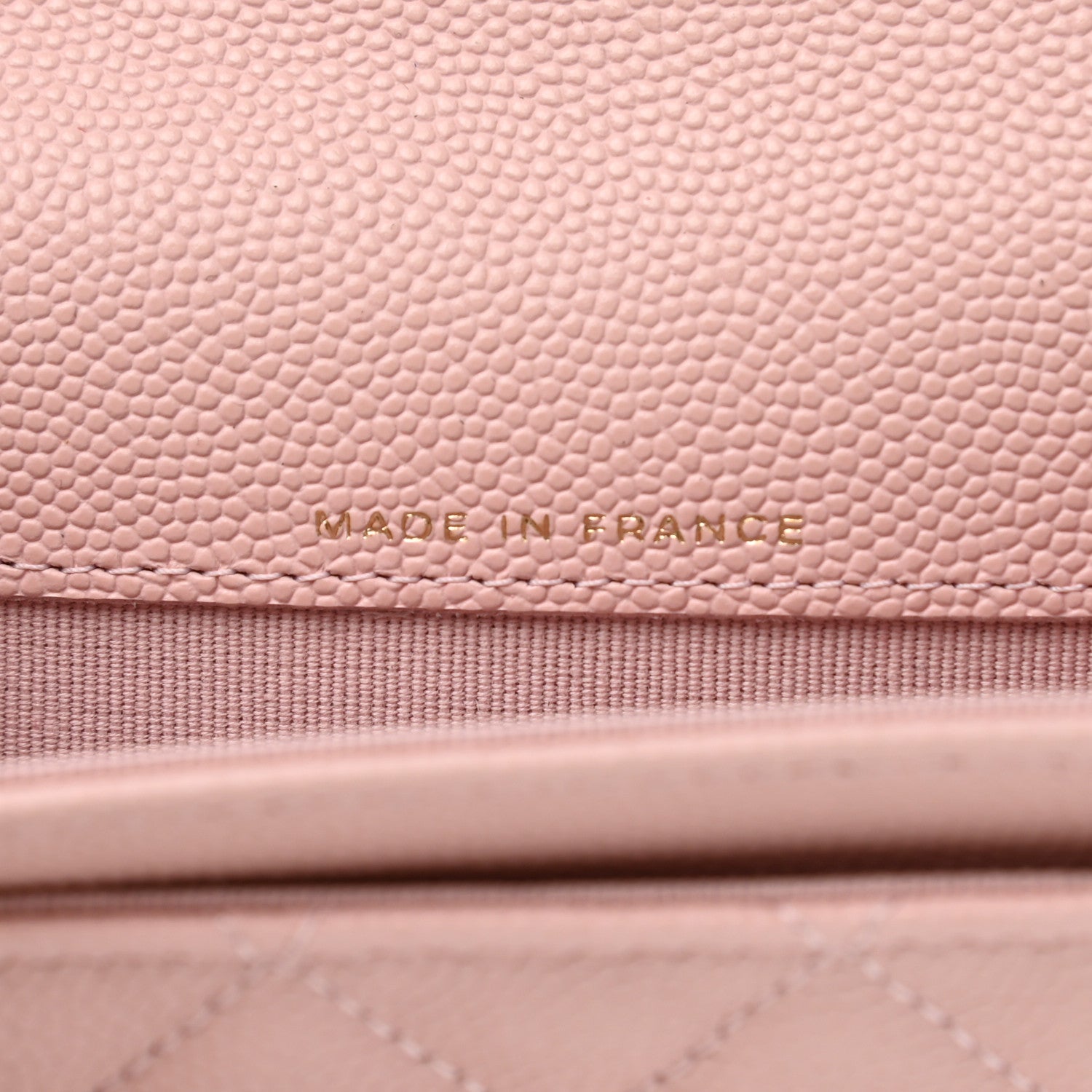 Chanel Caviar Quilted Flap Card Holder Wallet Light Pink 7 of 9